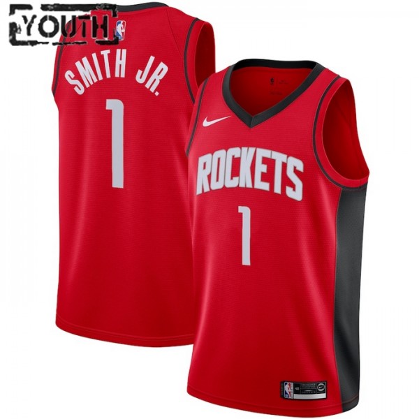 Houston Rockets Trikot Jabari Smith JR 1 Nike 2022-23 Icon Edition Rot Swingman - Kinder
